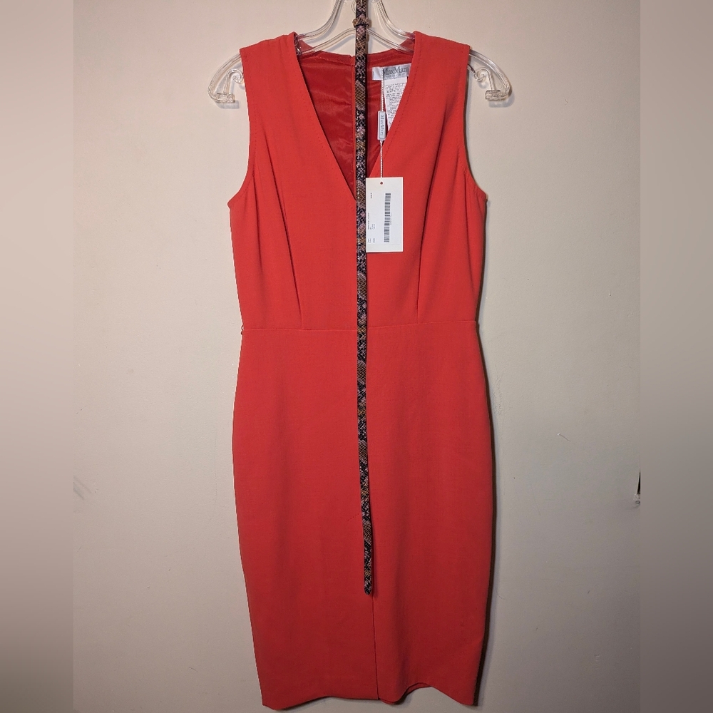 Vintage NWT MaxMara Coral Midi Dress